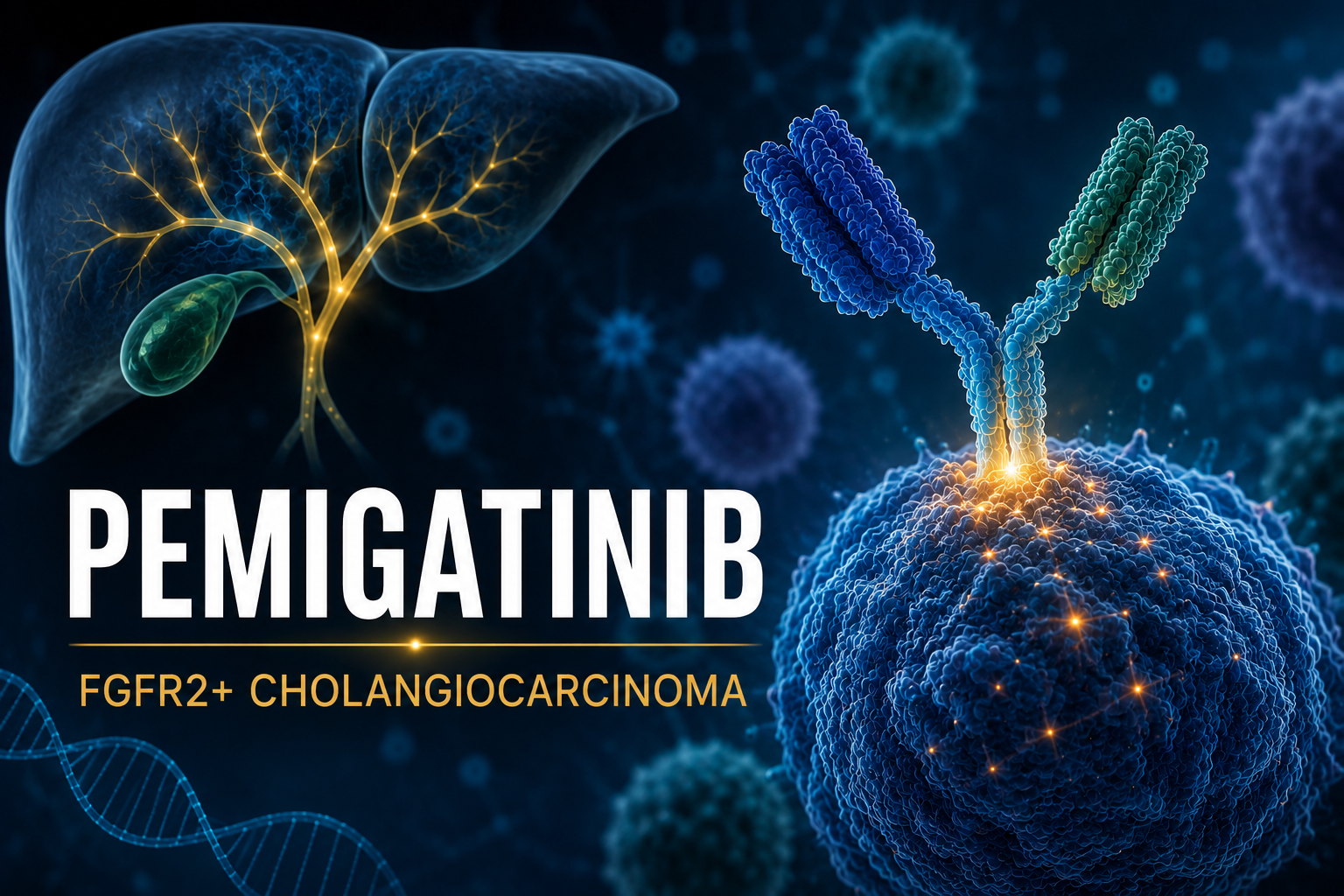 Pemigatinib Shows Frontline PFS Benefit in FGFR2+ Cholangiocarcinoma