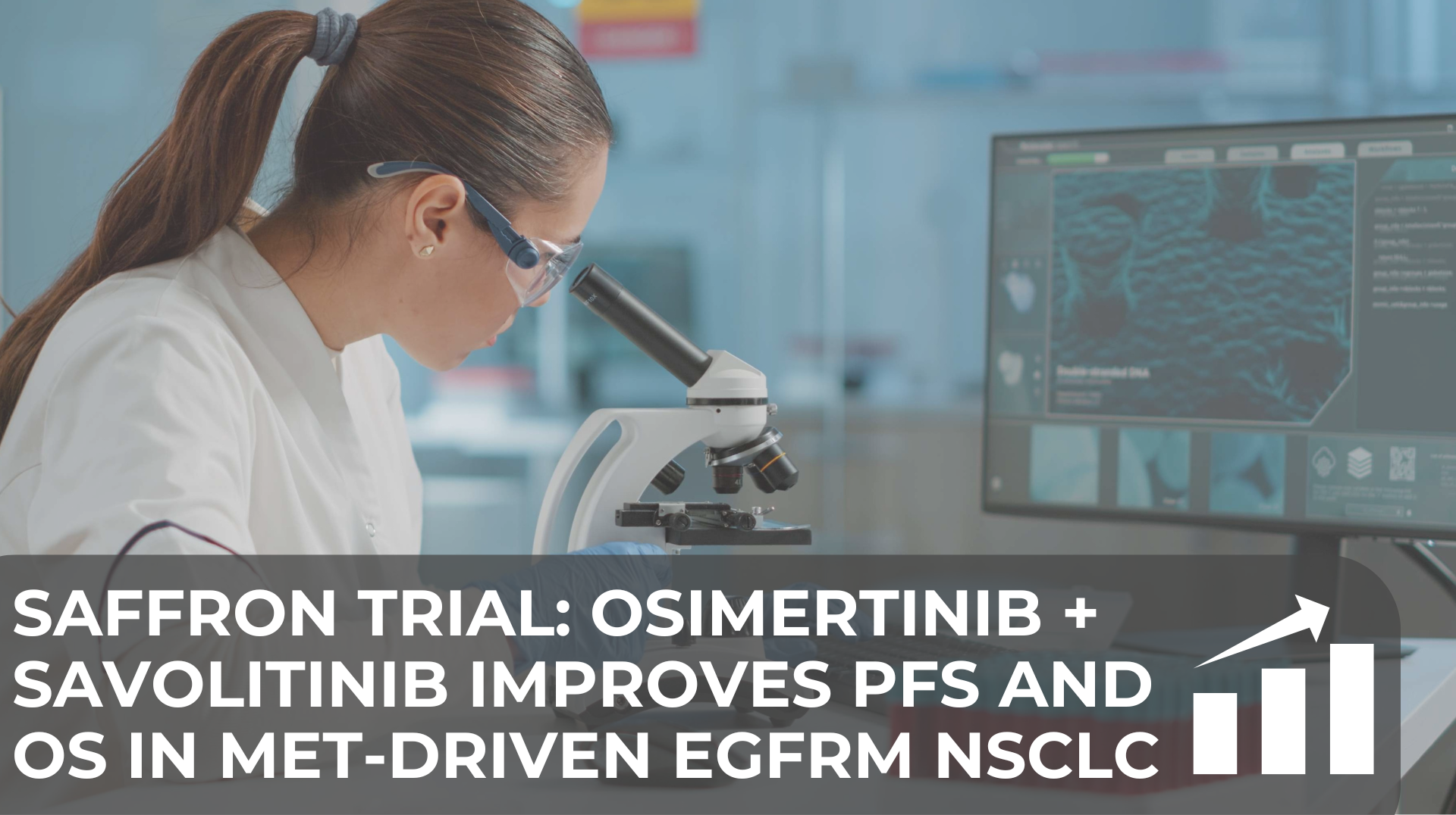 SAFFRON Trial: Osimertinib + Savolitinib Significantly Improves PFS & OS in MET-Driven EGFRm NSCLC After Progression on Osimertinib